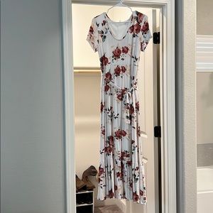 Pink Blush Maternity Dress